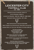 Leicester City Records slate plaque