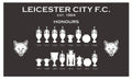 Leicester City Trophies slate plaque