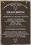 Leicester City Greatest Fan slate plaque