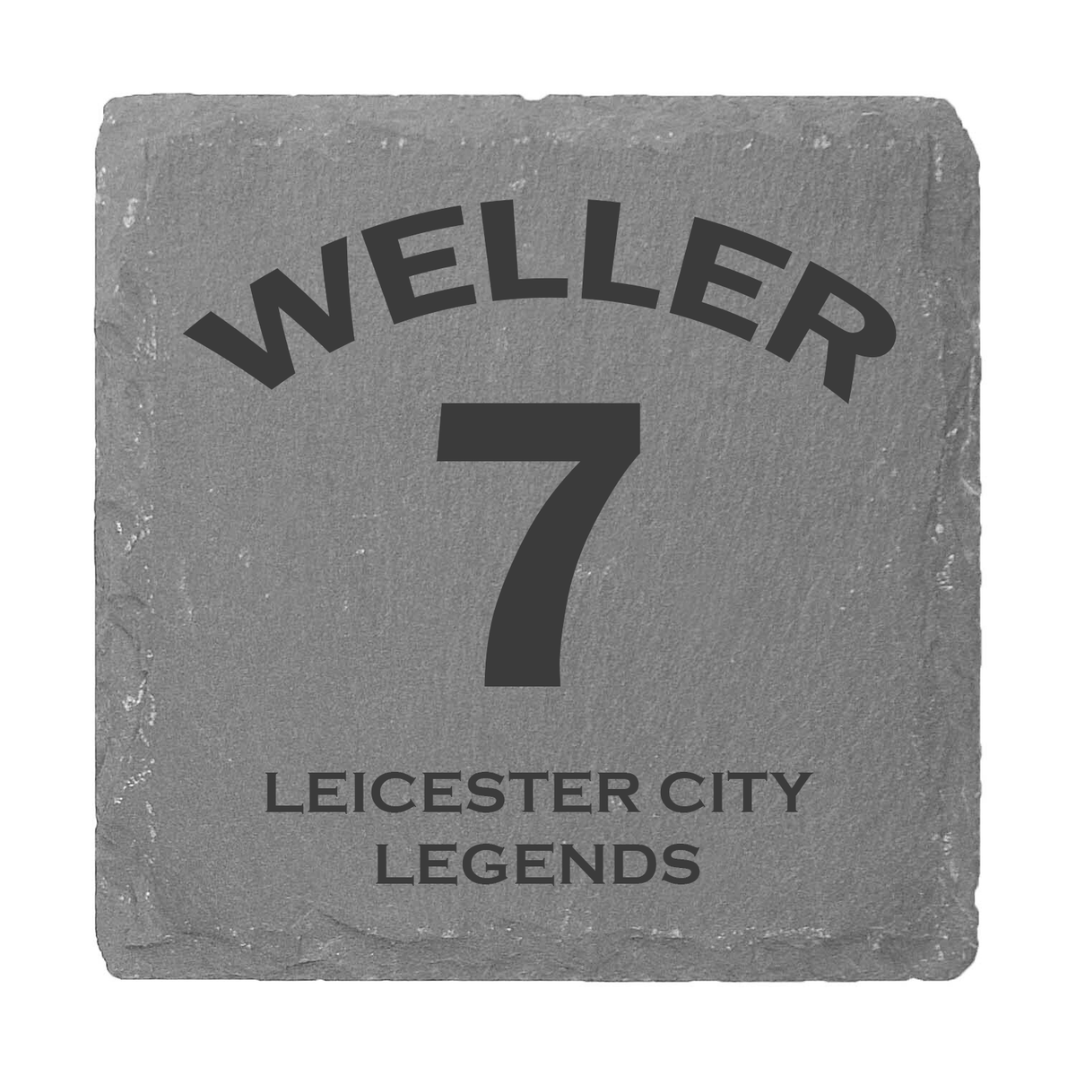 Weller 7 slate coaster