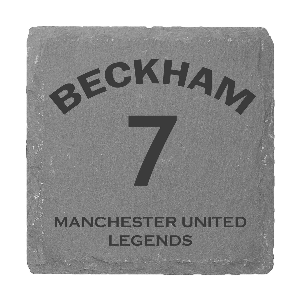 Beckham 7 slate coaster