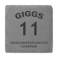 Giggs 11 slate coaster