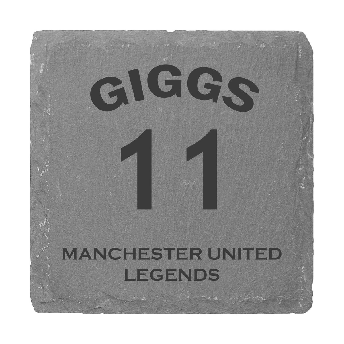 Giggs 11 slate coaster