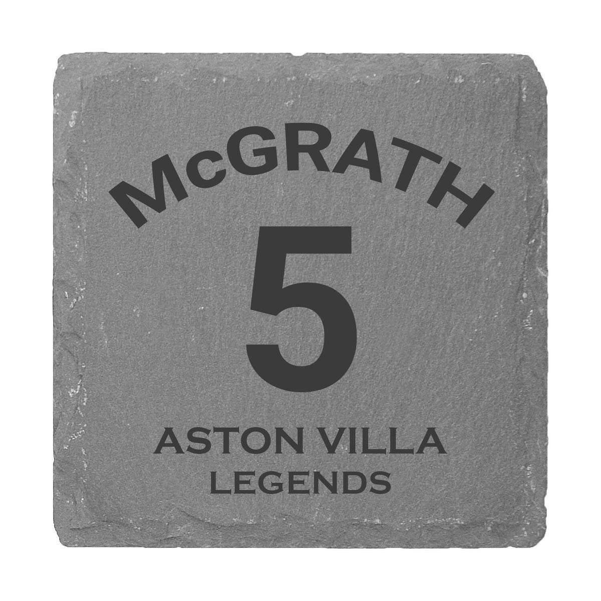 McGrath 5 slate coaster